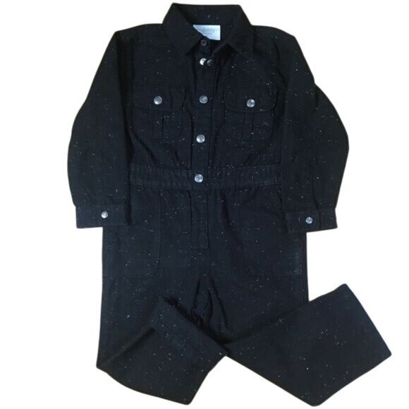 Gymboree Girls Jumpsuit, Black, 2T - Picture 1 of 3